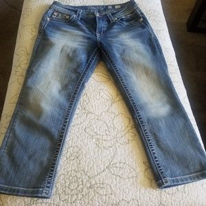 Miss Me Ladies Crop Jeans